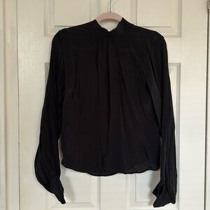 Mango High Neck Blouse
